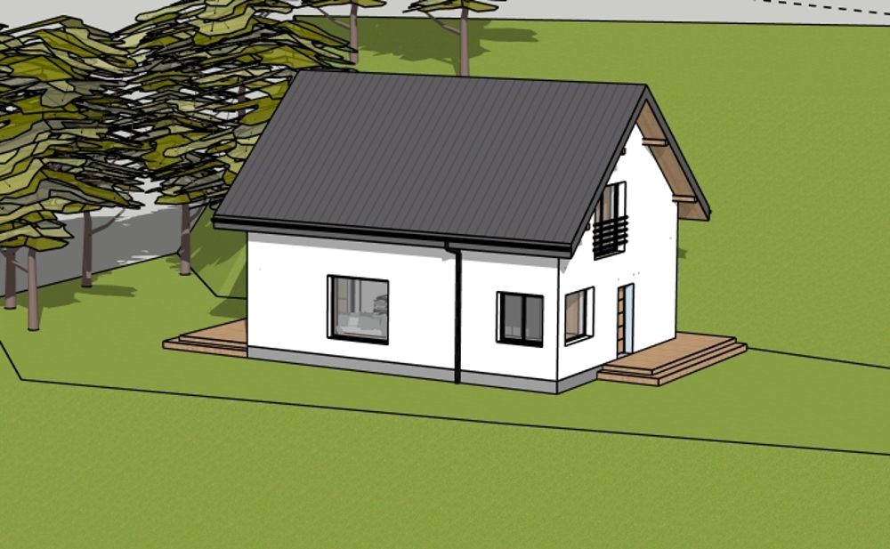 widok na model